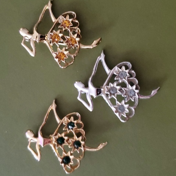 Vintage Ballerina Brooch Lot - Picture 1 of 2
